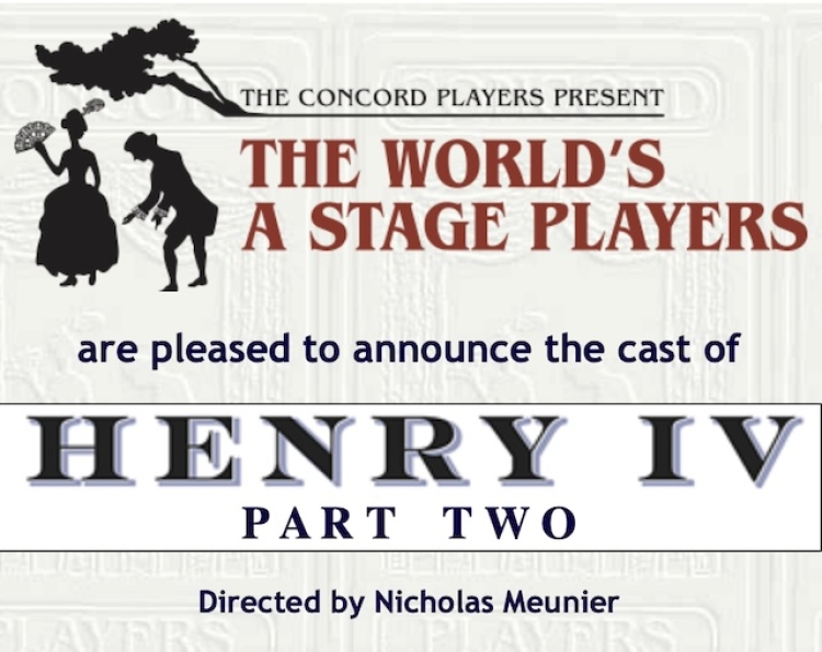 The Concord Players - Henry IV  Part 2